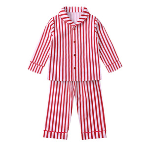 Autunno inverno ragazzo ragazza natale pigiami a manica lunga in cotone <span class=keywords><strong>pigiama</strong></span> 2 pezzi Set <span class=keywords><strong>pigiama</strong></span> per bambini Pjs camicia da notte vestito - Product Image 5