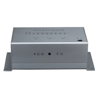 Boîtier d'instrument électronique en alliage d'aluminium anodisé sur mesure, boîtier de carte de circuit imprimé, boîtier de protection IP54, noir, 220x120x72mm, montage en rack