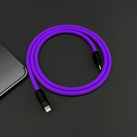 2025 MFi Certificado de silicona líquida Original C94 C189 Chip Cable DE DATOS 3A PD Cable cargador de carga rápida USB C para iPhone13 14 iPod
