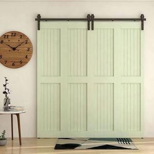 Herrajes para Puertas Plegables WEKIS de Acero y Aleación de Zinc, Sistema de Puerta Plegable para Exteriores, Rodillos de POM, para Dormitorio, Cocina, Sala de Estar - Product Image 6