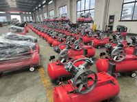 Compresseur d'air électrique 8 bars 380V 5.5KW nouveau Mini piston à entraînement par courroie portable industriel peu coûteux