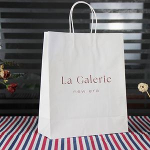 Custom Brown Kraft Paper Take Away <b>Bags</b> Food Clothing Delivery Packaging <b>Bag</b> with Customized Printing - Product Image 3