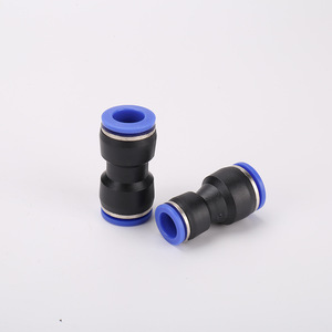 Conector Rápido para Manguera de Aire de Camión, Conector Neumático Recto de Conexión Rápida Hecho de Plástico Duradero para Camiones PU-6/8/10/12/14 - Product Image 4