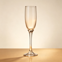 Flûtes à champagne élégantes en cristal sans plomb de 190 ml, verres à vin mousseux hauts pour la restauration de mariages de luxe et les bars à domicile