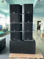 Altavoz Line Array Dual CALM de 15 Pulgadas con Imán de Neodimio, Altavoz Profesional Estéreo de Largo Alcance, 900W LF Power CM K1