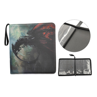 Carpeta de 12 bolsillos personalizable para tarjetas, organizador portátil de tarjetas coleccionables de cuero PU, álbum de tarjetas, carpeta para tarjetas coleccionables tipo Toploader
