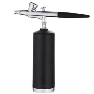 519 Airbrush đôi hành động Mini chuyên nghiệp Airbrush trang điểm thiết lập bánh bàn chải không khí Kit