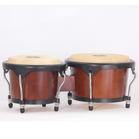 Wholesale High Quality Classic Ergonomic Percussion Bongo Drums with Wood Frame Heads Customizable Cheap for Sale