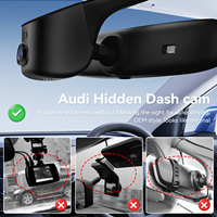 Adinkam-Caméra cachée 4K pour tableau de bord Audi, Plug & Play OEM Fit, WiFi APP, Parking Mode, 2016-2025 A1 A3 A4 A5 A6 A7 A8 Q3 Q5 Q7 Q8 TT