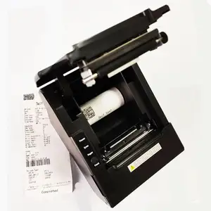 Черный цвет 80 мм чековый принтер тепловой принтер для печати штрих-кодов 3 дюйма pos impressora, НЧ-динамик, 80 мм принтер