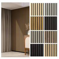Panneaux Muraux Acoustiques à Lattes en Bois Akupanel MDF de Haute Qualité pour la Décoration Murale et de Plafond Intérieure Insonorisante