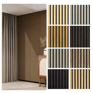 Chất lượng cao cách âm tấm Tường MDF akupanel gỗ Slatted Acoustic Bảng điều chỉnh cho trang trí nội thất tường và trần nhà - Product Image 4