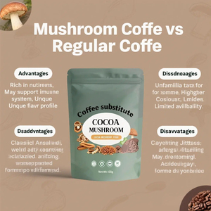 <span class=keywords><strong>Poudre</strong></span> de champignon de cacao avec Reishi Chaga Healthy Focus et énergie apaisante bénéfique pour le café instantané - Product Image 4
