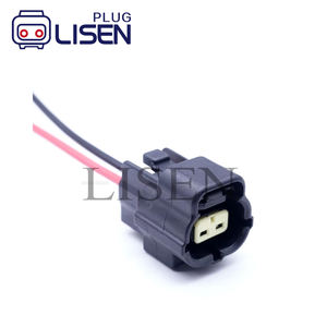 LISEN 174352-2 2 Pin temperatur udara (IAT) /Air Te konektor kawat Sensor suhu Harness kawat - Product Image 3