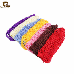 Respirant Coloré Crochet Rayonne Cheveux Accessoires Chignon Couverture Cheveux Net <span class=keywords><strong>Snood</strong></span> pour Cheveux Longs - Product Image 4
