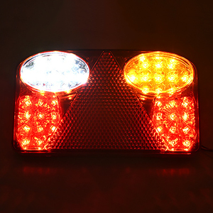 Accessoires automobiles Éclairage supplémentaire 12v24vled Feux de travail pour remorque Feux d'avertissement blancs, rouges, jaunes Feux arrière de camion - Product Image 6