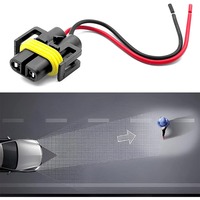 Arnés de cableado de faro LED HID para automóvil y motocicleta, conector de goma macho-hembra, cable decodificador, adaptador de conversión, extensión