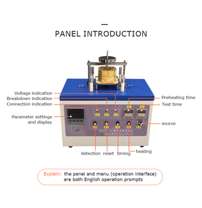Thiết bị kiểm tra sự cố mềm KDZD-JC cho độ bền nhiệt và điểm yếu cách nhiệt của lớp phủ tráng men mỏng trên dây - Product Image 2