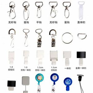 Customizable Retractable Hook Badge Reel <b>Lanyard</b> Bulk Wholesale Personalized Eco-Friendly UV Printed Nylon/<b>Polyester</b> ID Card - Product Image 6