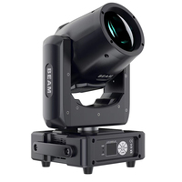 Mini Cabeza Móvil de Haz de Alta Luminosidad 230W con Estrobo 0-2.3 1-25HZ, 16 Canales DMX y Control por Sonido para Fiestas y Discotecas
