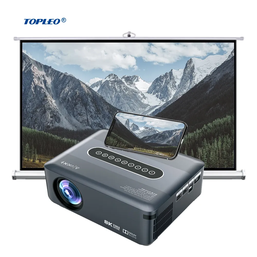 Topleo X1 HD USB Kino Beamer Multimedia billig Proyector Spiel Mini tragbare Home LED Taschen projektor