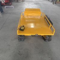 Véhicule de transport sur chenilles 500 kg, transporteur tout-terrain à chenilles en caoutchouc, benne basculante pour la vente la plus populaire