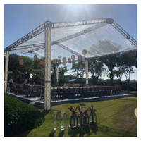 Système de treillis de concert 40 par 40 utilisé cadre de scène en aluminium structure de conception carrée DJ affichage treillis de scène