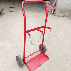 Gas Cylinder <b>Cart</b> 1055x630x330mm Carbon Steel With Brakes For Retrofit Upgrade - Product Image 2