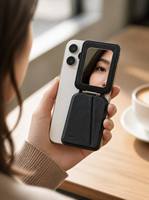 Funda de Cuero Personalizada con Logotipo para Teléfono, con Soporte y Tarjetero Magnético, Promocional de Fábrica, para Tarjetas de Crédito e Identificación, de PU