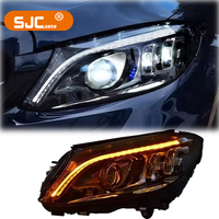 Pièces automobiles SJC pour Mercedes Benz Classe C W205, phare LED 2015-2018 C260 C200, ensemble de phares, plug and play, lampe avant