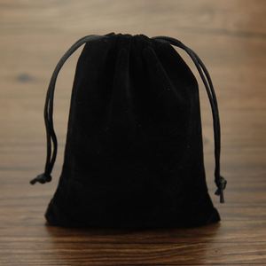 Sac de voyage cosmétique recyclable en velours rose chinois 10x12cm avec cordon de serrage pour bijoux et pierres précieuses, pochette en organza avec logo personnalisé - Product Image 5