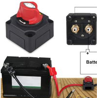 Interrupteur de déconnexion de batterie 75A, coupe-circuit rotatif pour voiture, camping-car, bateau - Robuste
