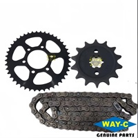Kit Rantai dan Gir Transmisi Sepeda Motor Grosir WY-C untuk BAJAJ CT125 36DY0015