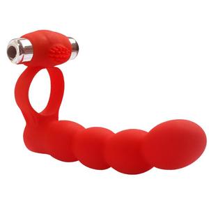 남성용 도매 확장 지연 사정 섹스 토이 진동 수탉 반지 - Product Image 5