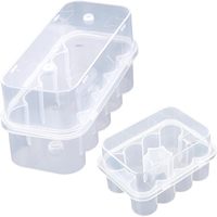En stock : Boîte de stockage en plastique pour poudre lyophilisée, flacon de peptide vaccinal, flacon transparent Cillin 3ml, 5ml, 7ml