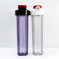 Boîtier de filtre à eau potable opaque de 20 pouces pour cuisine domestique ou système commercial