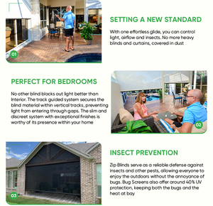 Rèm Cuốn Có Khóa Kéo Thủ Công Rèm Cuốn Sổ Tay Chống Nước Chống Gió Ngoài Trời Đường Ray Cạnh Bên Rèm Cửa Sổ - Product Image 3