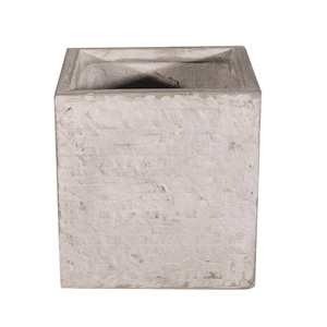 Pots Rectangular Wholesale Garden Decorative Fiber Clay Cheap Plant Pots Large Rectangular Marbling Cement Flowerpot