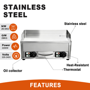 Electric Grill One-piece Forged <strong>Plate</strong>, zero Color Difference for All Food 3D Circulation Commercial Griddle OEM ODM - Product Image 3