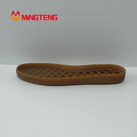 Mingteng MT-0002 Semelle de chaussure décontractée personnalisée en TPR marron, antidérapante, résistante à l'usure, durable, de qualité supérieure, accessoires pour la fabrication de chaussures 1