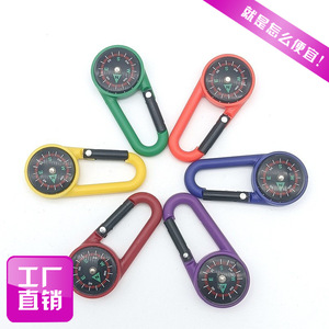 Boussole mousqueton à dégagement rapide 27 mm en ABS – Outil de survie et de randonnée en extérieur avec guide de pointage - Product Image 4