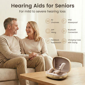 Audífono Digital Recargable <span class=keywords><strong>de</strong></span> Grado Médico Flysound H8, 50 Canales, Mini Audífono Intrauditivo, Ajuste Remoto, Resistente al Agua, Audífono RIC para Personas con Discapacidad Auditiva - Product Image 3