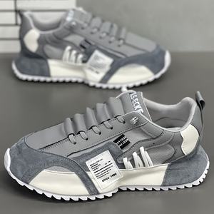 Zapatillas Deportivas Modernas para Hombre, Estilo Retro, de Gamuza y Malla, con Suela Resistente para Actividades al Aire Libre - Product Image 4