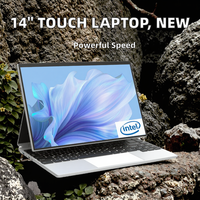 Laptop Baru Layar Sentuh IPS 14-Inci Intel N95 RAM 16GB DDR4 SSD 512GB+1TB Windows 11 Colokan US/EU Untuk Bisnis dan Penggunaan Rumah