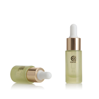 Vente flash - Flacon compte-gouttes cosmétique vert de 8 ml et 10 ml pour soins de la peau - Contenant en verre pour sérum - Emballage