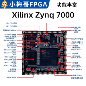 Zynq-7010 Core Board mit Ethernet, Stamp-Hole, AC608-kompatiblem Gigabit-Ethernet-PHY und 3,3V-Stromversorgung W1086 - Product Image 5