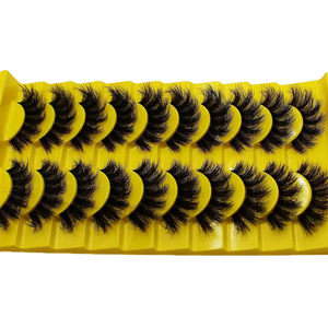 ALICE <strong>Cat</strong> <strong>Eye</strong> <strong>Lashes</strong> <strong>Russian</strong> Strip <strong>Lashes</strong> False Eyelashes Clear Band 17mm Dramatic Faux Mink <strong>Lashes</strong> 8 Pairs - Product Image 5