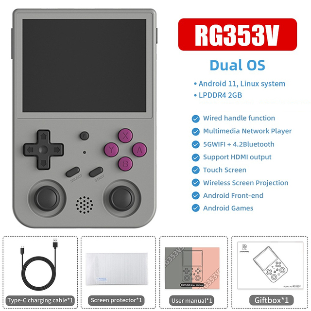 Anbernic RG353VS/RG353V - Retro Gaming on a 3.5-Inch Console