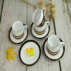 Fournisseur Fabricant Prix usine Service à thé en céramique porcelaine personnalisé de haute qualité Plaqué or Kim Lai - Product Image 6