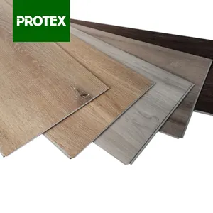 天然木材贴面乙烯基聚氯乙烯地板刚性SPC芯点击乙烯基LVT地板